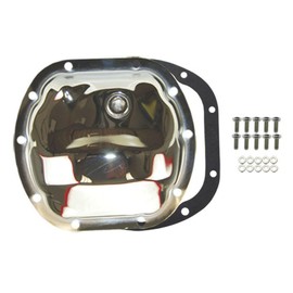 Pirate Mfg Chrome Steel Dana 30 10-Bolt Diff Differential Cover, Fits Bronco Cj