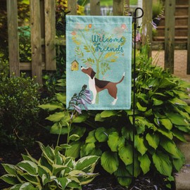 Caroline's Treasures BB7601GF Welcome Friends Beagle Flag Garden Size, Small, Multicolor