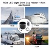 Plastic RGB LED Light Drink Cup Holder with Remote Control​