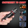 HAUSBELL LED A100 Flashlight Bright, Zoomable Tactical Flashlights Flash Light