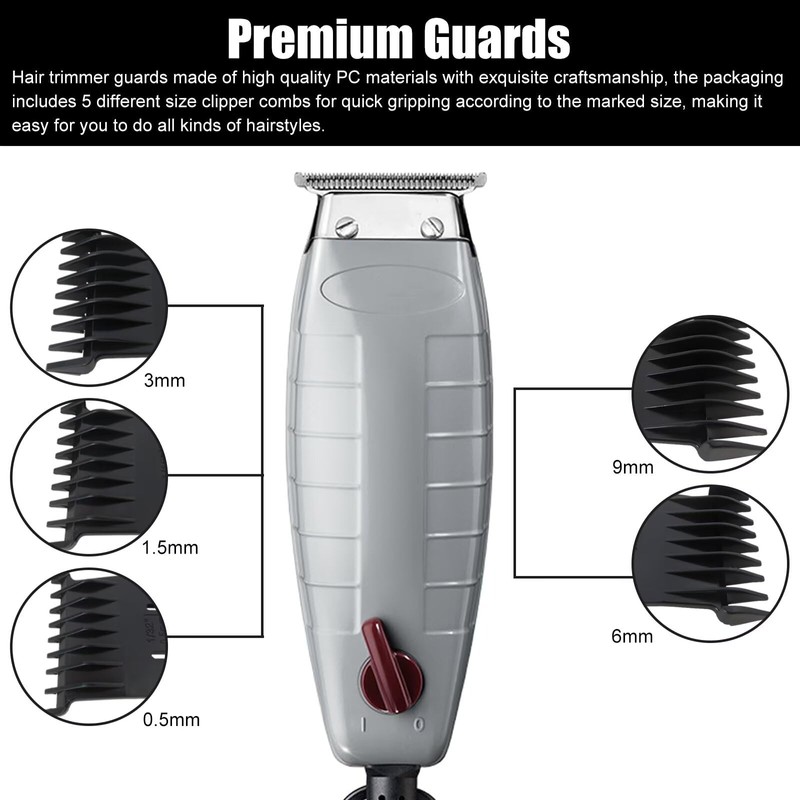 Xspeedonline 5 Pcs Trimmer Guards Replacement for Andis T Out-liner