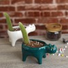 Succulent Planter with Drainage Cat Ceramic Garden Pot Cactus Planter