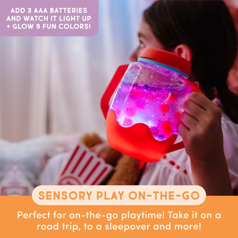 Glo Pals Play Pack Bundle with Sensory Play Jar, Water-Activated