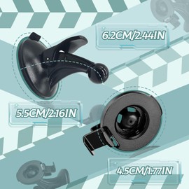 WALWAL Car Windshield Suction Cup Mount Holder Cradle, Compatible for Garmin GPS Nuvi 52 Series(Nuvi 42 42LM 44 44LM 52 52LM 54 55 2457LMT 2497LMT 2577LT 2597LM 2597LMT 2558LMTHD 2598LMTHD)