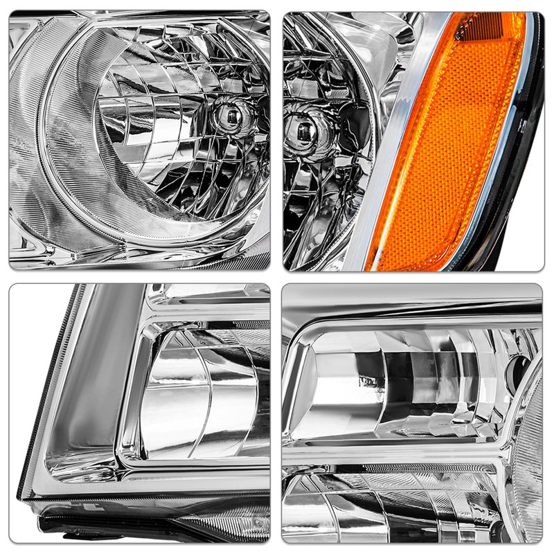 SOCKIR Headlight Assembly Pair Fit for 2012 2013 2014 2015