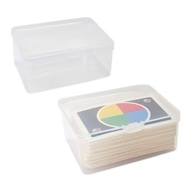 3PCS Card Case for UNO Card, Plastic Playing Card Case, Card Holder Box, Plastic Card Storage Box(NO Cards)