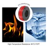 sourcing map 24AWG Stranded PVC Hookup Wire 15M/49ft Red, Electrical