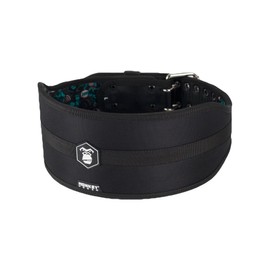 Monkey Power Cinturon DE OJILLOS Interior Azul Levantamiento DE Peso Gym Crossfit (Chico 64 A 78CM)