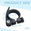 EIHI Pack of 2 seat clamp 31.8, quick release bicycle,