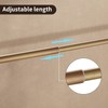 WINCASE Antique Brass Bathroom Accessories, Retro Adjustable Bathroom Hardware, Brass