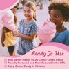 Cotton Candy Floss Sugar Package of ct-(Pink Vanilla, Blue Raspberry