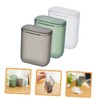 KOMBIUDA 3Pcs Small Plastic Storage Boxes with Lid Organizer for