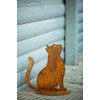 Bornhöft Garden Stake Cat Rental for Standing Metal Rust Garden