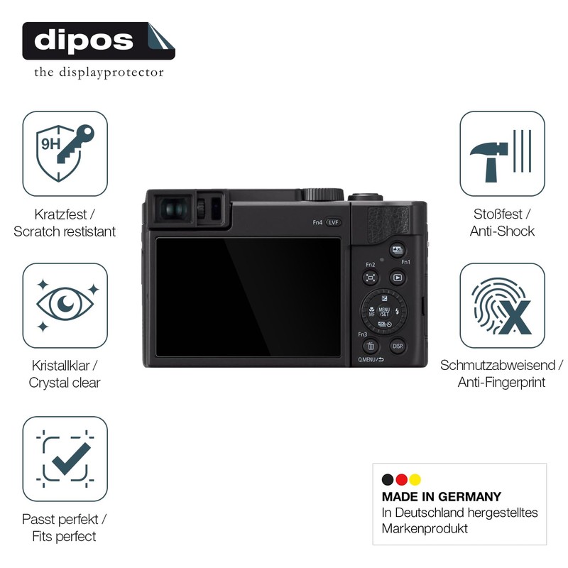 dipos I 2x Screen Protector 9H Clear Compatible with Garmin