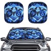 Epaihaiy 2pcs Sea Turtle Sun Shade for Car Windshield Front