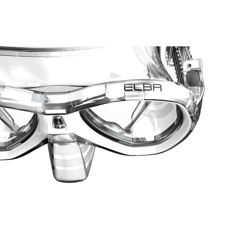 SEAC Unisex's ELBA Snorkeling Mask, S/KL White, None