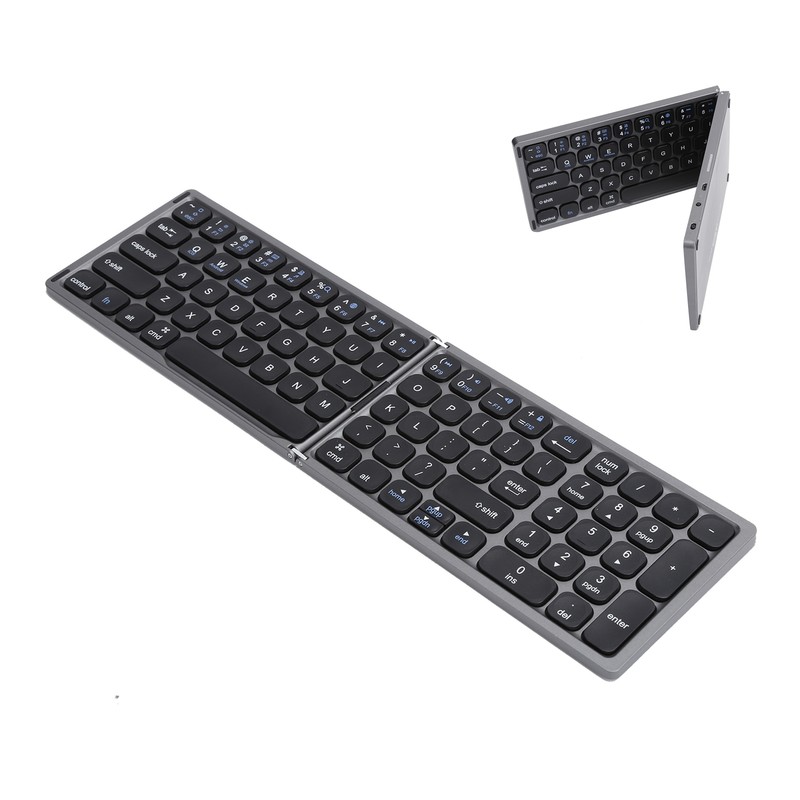 Folding Bluetooth Keyboard Wireless Ultrathin for IOS Android Windows Computer