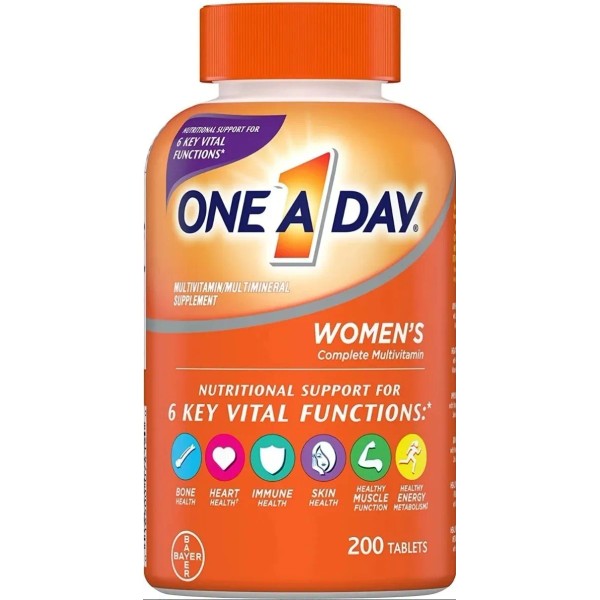 One A Day Suplemento Multivitamínico Para Mujeres 200 Tab.