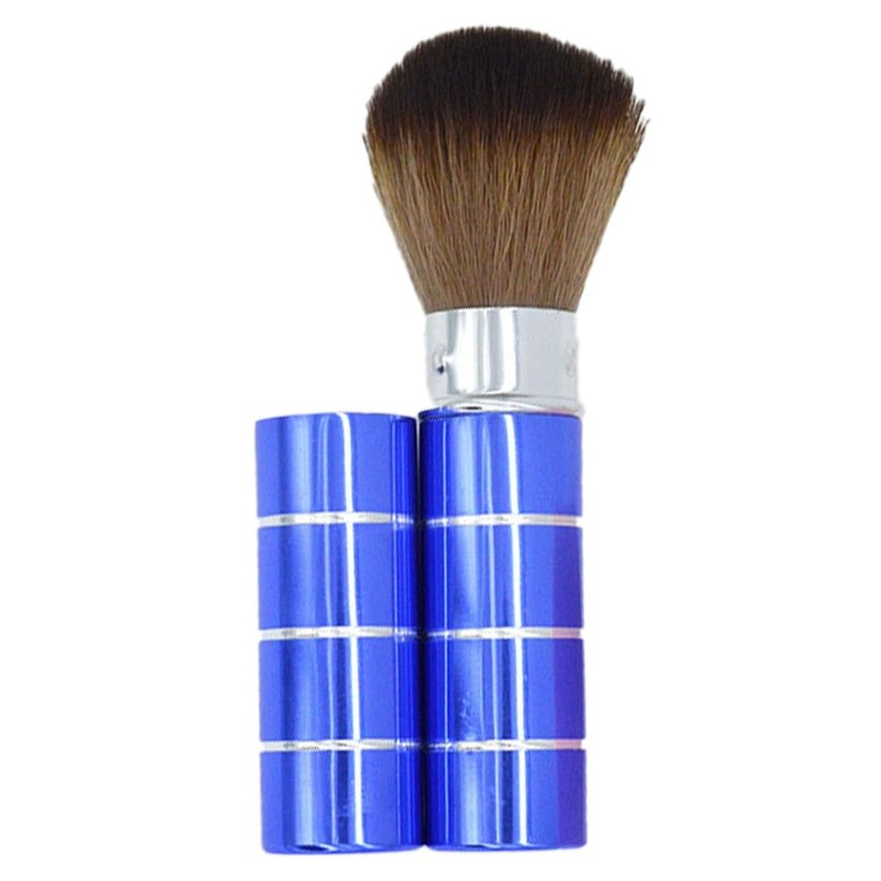 3 PACK Multicolour Retractable Kabuki Makeup Brush, Travel Makeup Brushes