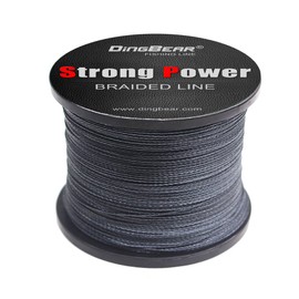 Dingbear 437Yd/400m 85LB/0.45mm Gray Super Strong Pull Generic Braided Fishing Line Fishing Lines FishLines FishingLine