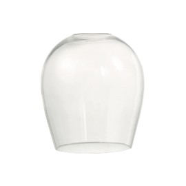 Aspen Creative 23612-60-1, Clear Barrel Glass Shade, Size: 5-1/2" Dia x 6-1/8" H, Center Hole: 45mm