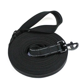 MODUS Reflective Leash for Dogs, Double-Sided Nylon Dog Training Leash with Comfortable Padded Handle, 6.6FT/15FT Traction Rope for Small Medium Large Dogs Walking Training Running