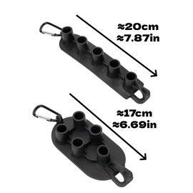 3Pcs Pressure Washer Nozzle Holder Compact Nozzle Tip Holder Spray Tips Storage Organizer with Hanging Clip for Spray Tip Organization