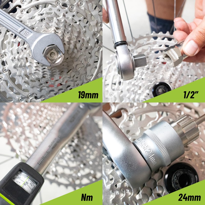 MSZweirad Shimano Cassette CS-HG31 8-Speed Wear Set + Matching Chain