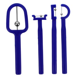 Beaupretty 4pcs Kids Tongue Tip Lateralization Elevation Tools Tongue Tip Exercise Set Oral Muscle Training Tool Speech Therapy Tools Blue