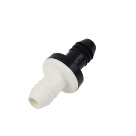 BBTUS 3/8" 10mm Inline vacuum Barbed Check Valve,1Pcs/ 2Pcs /5Pcs ABS One Way Water Non-Return Breather Check Valve for Fuel Gas Liquid Air（1)