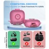 Case for Beats Powerbeats Pro 2，Safety Lock Switch，Clear TPU Protective