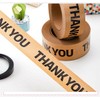 Arvakr Thank You Brown Paper Packing Tape, Designer Kraft Paper
