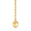 B&P Lamp® Antique Style Acorn Pull Chain, Unfinised Brass