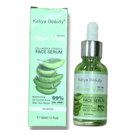 Serum Facial De Kaliya Beauty Aloe Vera+colageno 99% Normal A Seca Día/noche