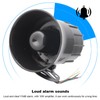Electric Sound Horn Loud Speaker Truck Warehouse Alarm Siren Support