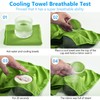 SZELAM [4 Pack] Cooling Towel (40”x 12”) Sweat Towel, Cool Rags Neck,