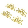 100pcs Shaped Paper Clips Flower Shape Metal Portable Office Clips