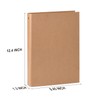 A4 Kraft Binder 3-Holds Round Ring Binder 2 Pack, Durable