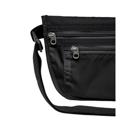 Jack Wolfskin Unisex Document Belt DE Luxe Hip Belt, Black, One Size