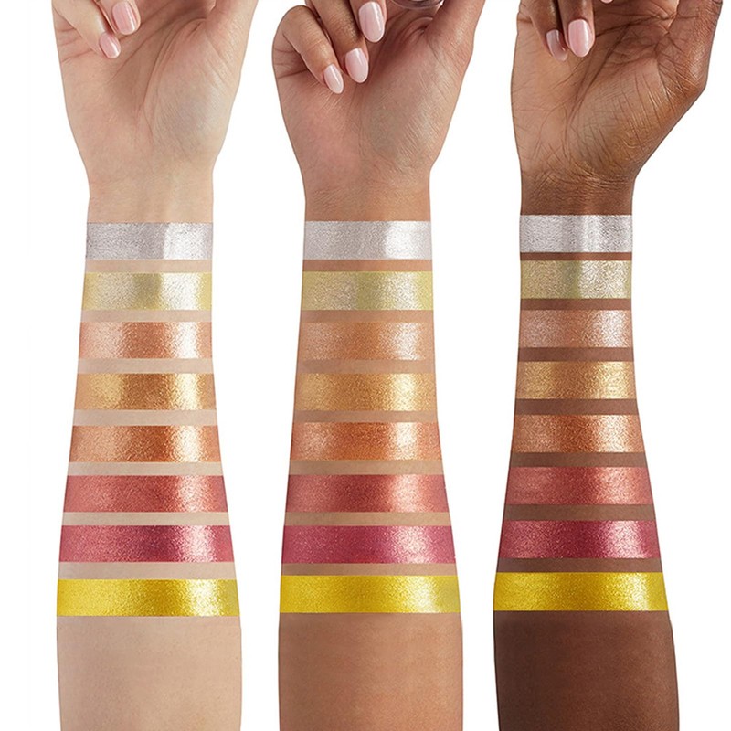 Highlighter Palette, 3D Rose Blush, Body Luminiser Highlighter Face Make-up,
