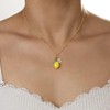 Vurotry Lemon Necklace for Women Lemons Pendant Necklace (Gold)