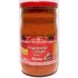 Podravka Hot Ajvar , Spicy , 24.5 Oz