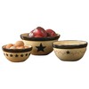 Park Designs Star Vine Mixing Bowls (Set of 3), Multicolor