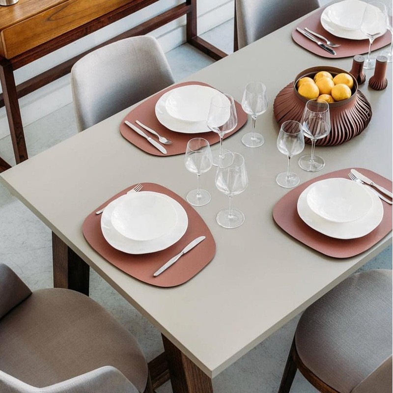 Vacavaliente Placemat Leather Red