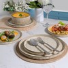 LIANYU Dinnerware Set for 4, 12 Piece Plates and Bowls