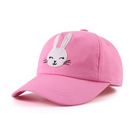 XIAOHAWANG Unisex Summer Hat Girls Sun Protection Baseball Cap Boys Peaked Cap UV Protection Baseball Cap Children's Cap Spring Summer, pink red