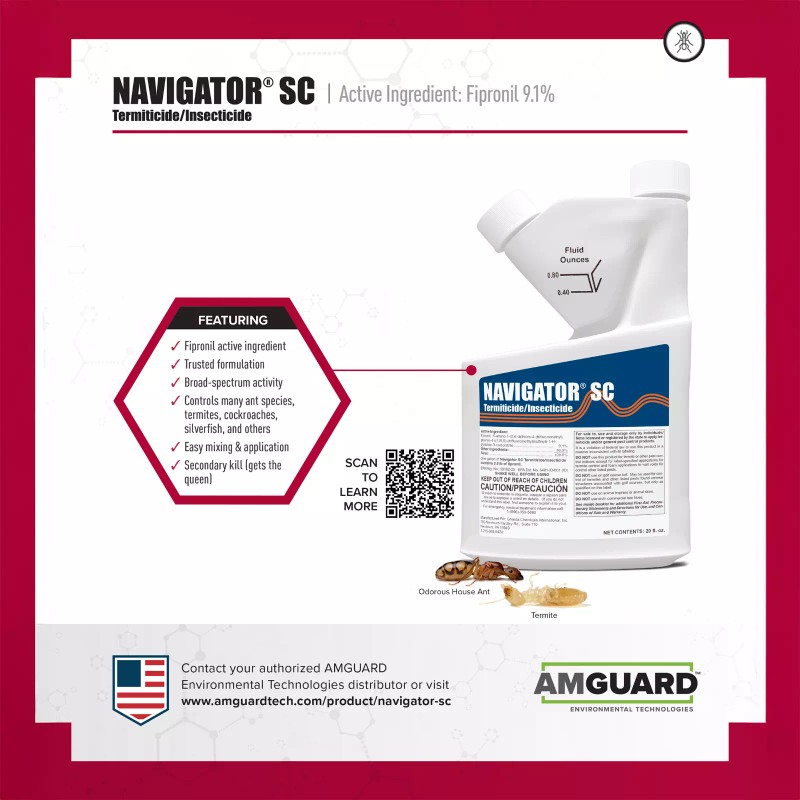 AMVAC AmGuard Navigator SC Termiticide Insecticide 78 fl oz by