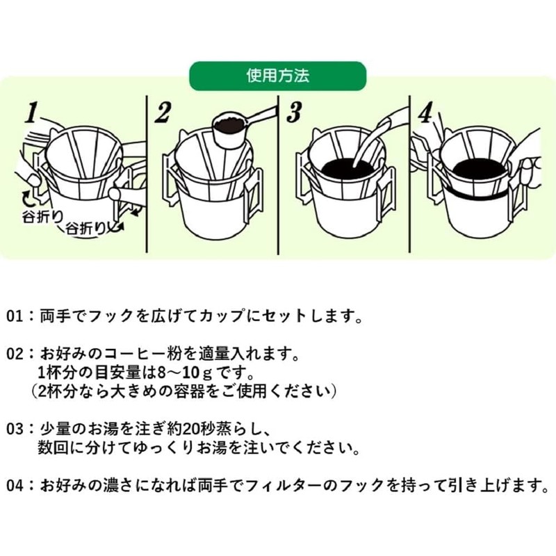 Coffee Lovers Filters, Coffee Dripper Disposable Made in Japan, 20