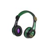 eKids Wicked Elphaba Bluetooth Headphones, Wireless Headphones with Microphone Includes Aux Cord, Volume Reduced Kids Foldable Earphones for School, Home, or Travel