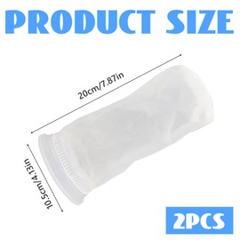 Zueyen IBC Lid Filter, IBC Lid Filter, Washable, IBC Lid Filter, Nylon, IBC Tank Accessories for DN75 Filter Set, IBC Rainwater Tank, Plastic Cover, Accessories, Pack of 2